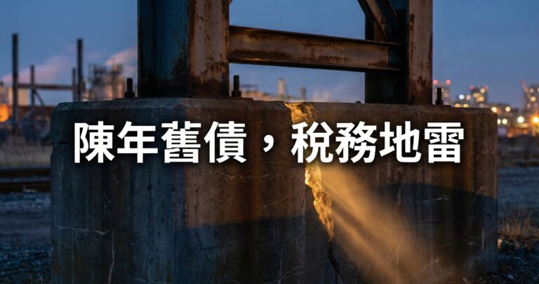 應付帳款逾期轉列其他收入？破解「2年時效消滅」的營所稅補稅地雷
